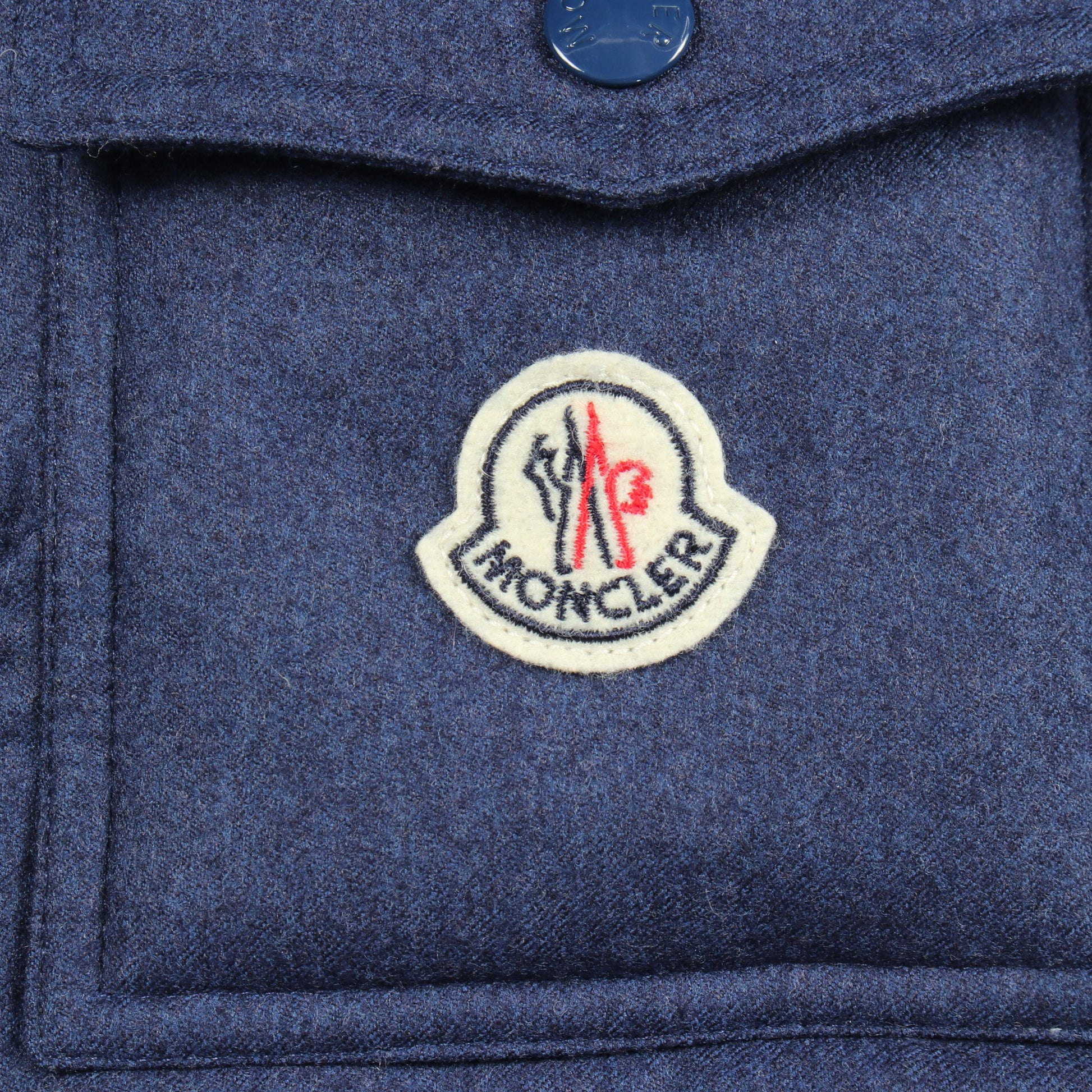MONTGENEVRE モンジュネーヴル ダウンジャケット ウール ブルー モンクレール アウター MONCLER