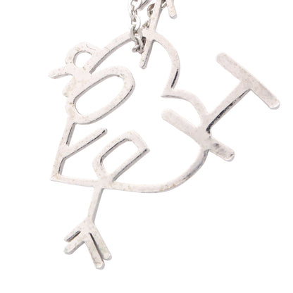ハート アロー I LOVE DIOR ネックレス シルバー クリスチャンディオール アクセサリー Christian Dior