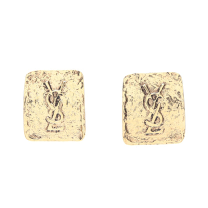 ロゴ イヤリング GP ゴールド イヴサンローラン アクセサリー YVES SAINT LAURENT