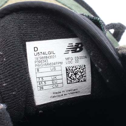 NEW BALANCE × Stone Island 574 Legacy スニーカー ファブリック スエード カーキグリーン ニューバランス シューズ NEW BALANCE
