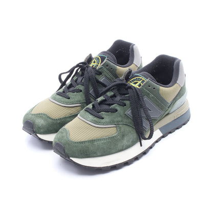 NEW BALANCE × Stone Island 574 Legacy スニーカー ファブリック スエード カーキグリーン ニューバランス シューズ NEW BALANCE