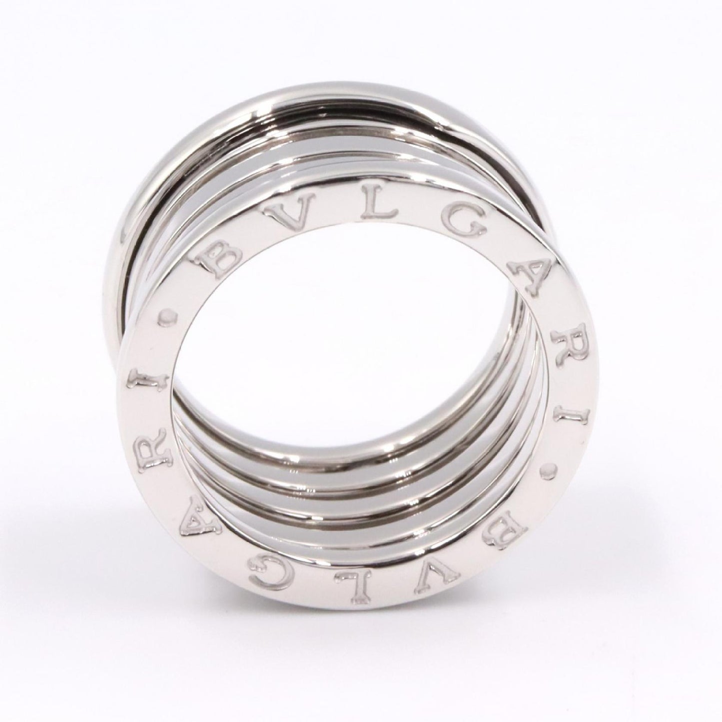 B-zero1 ビーゼロワン リング 4バンド リング 指輪 K18WG ホワイトゴールド ブルガリ アクセサリー BVLGARI