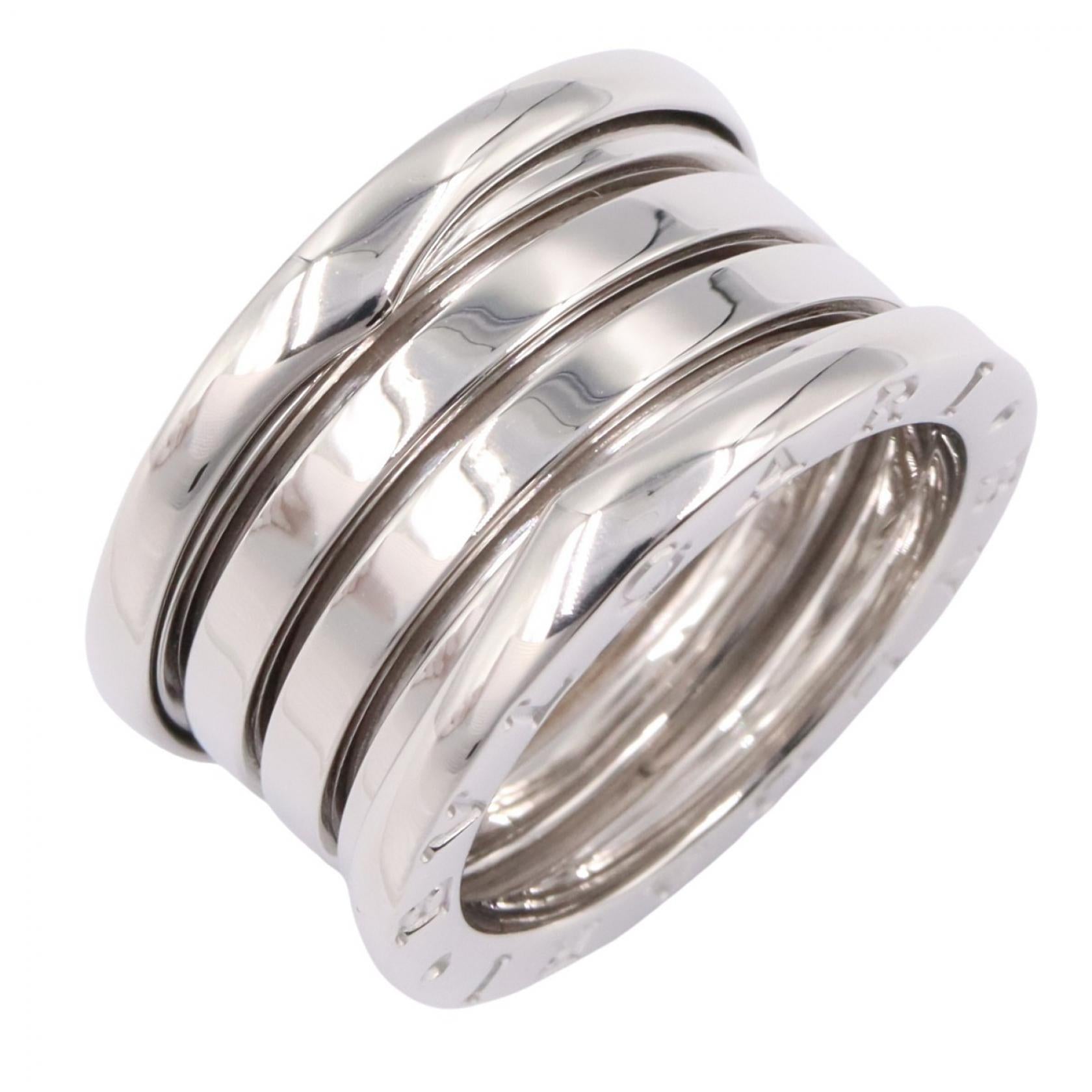 B-zero1 ビーゼロワン リング 4バンド リング 指輪 K18WG ホワイトゴールド ブルガリ アクセサリー BVLGARI