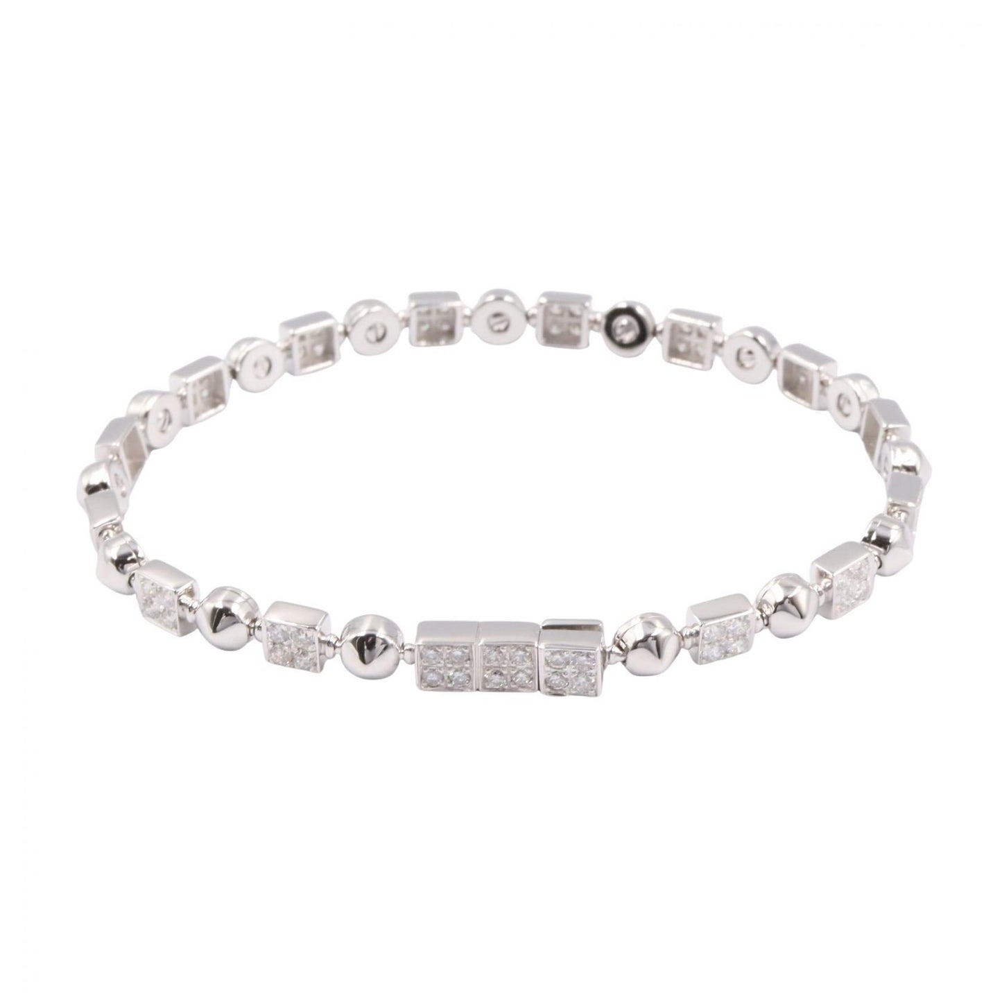 ルチア ダイヤ ブレスレット ブレスレット K18WG ダイヤモンド ホワイトゴールド クリア ブルガリ アクセサリー BVLGARI