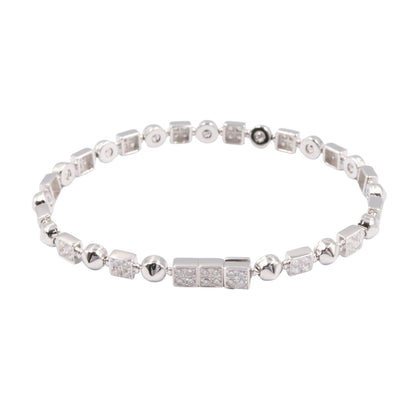 ルチア ダイヤ ブレスレット ブレスレット K18WG ダイヤモンド ホワイトゴールド クリア ブルガリ アクセサリー BVLGARI
