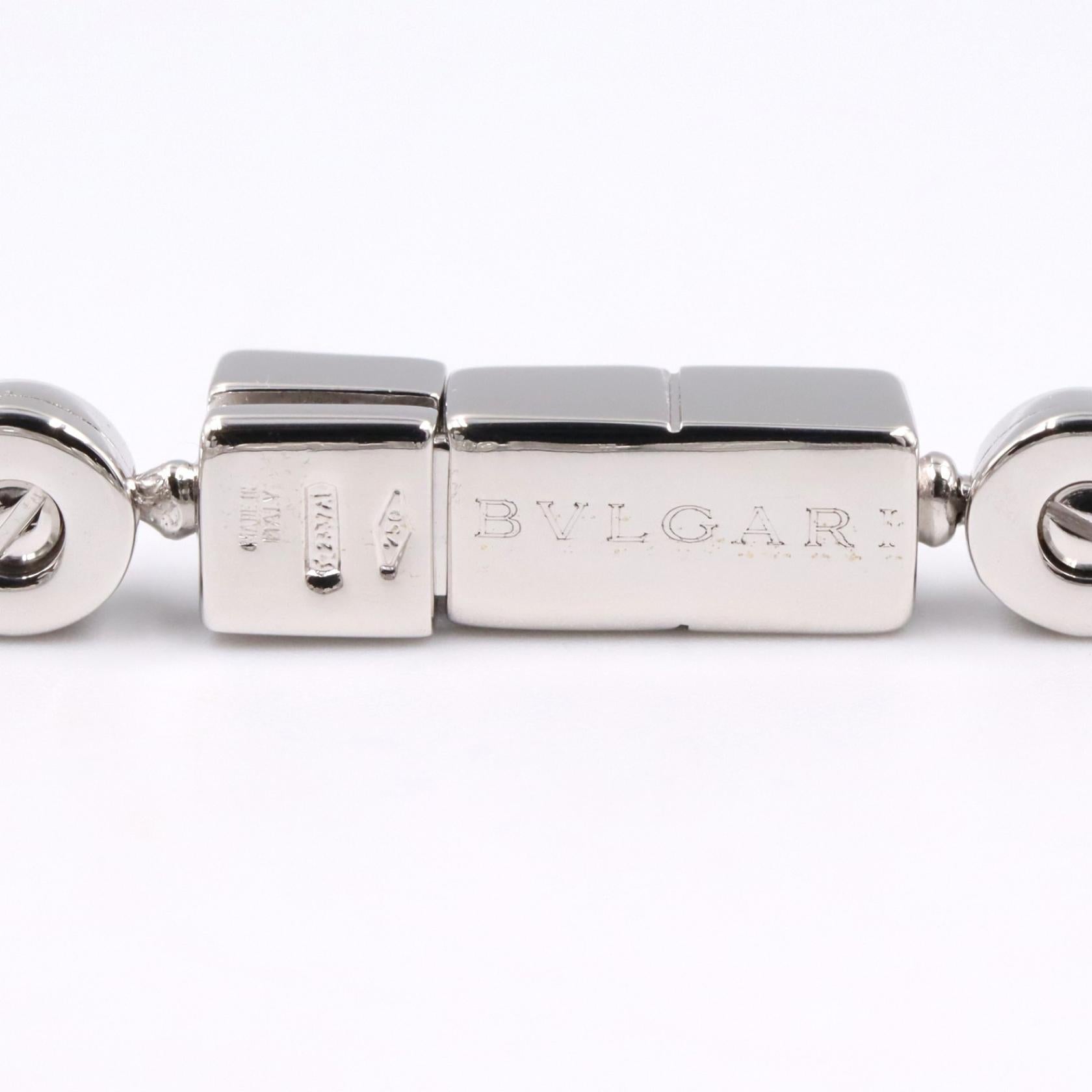 ルチア ダイヤ ブレスレット ブレスレット K18WG ダイヤモンド ホワイトゴールド クリア ブルガリ アクセサリー BVLGARI