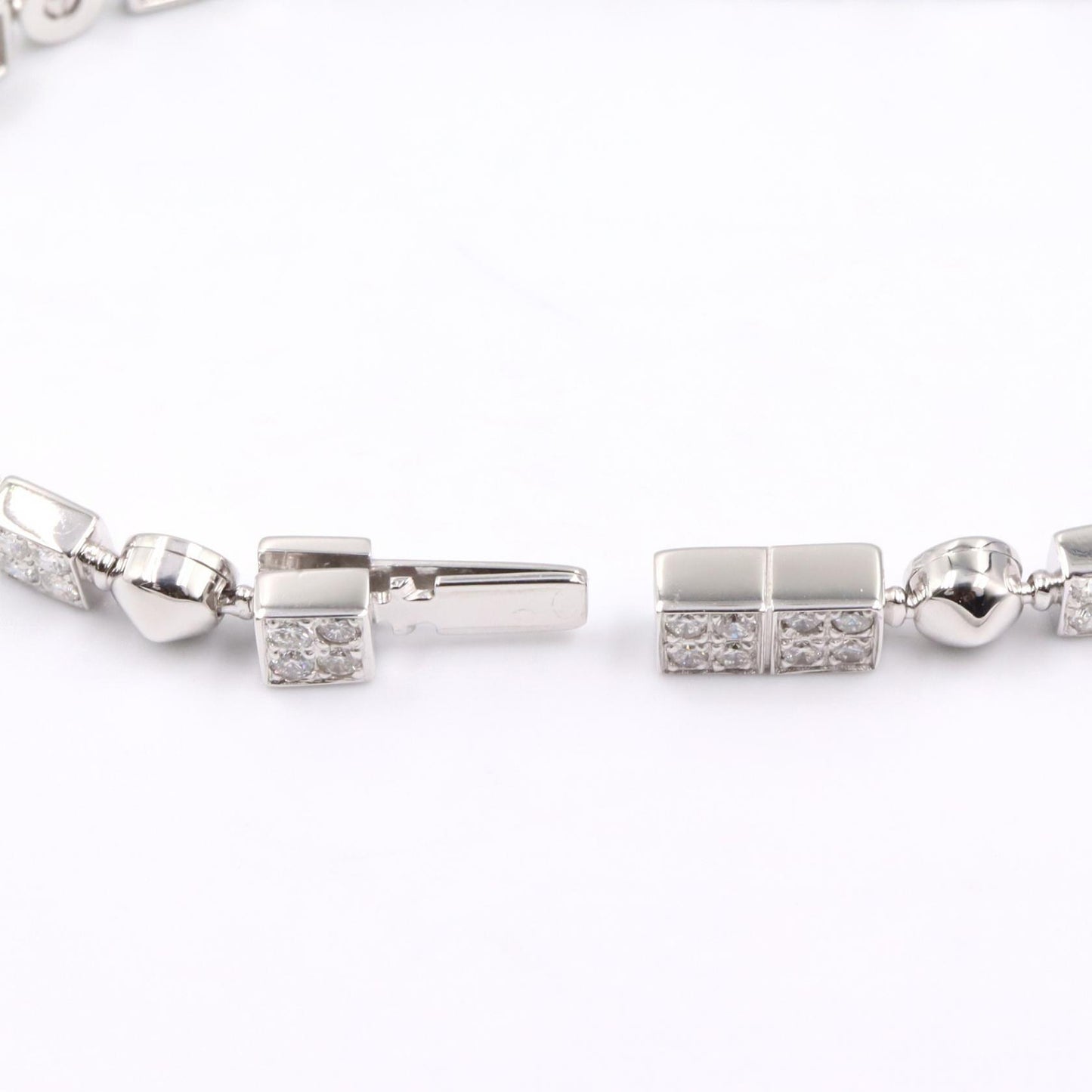 ルチア ダイヤ ブレスレット ブレスレット K18WG ダイヤモンド ホワイトゴールド クリア ブルガリ アクセサリー BVLGARI