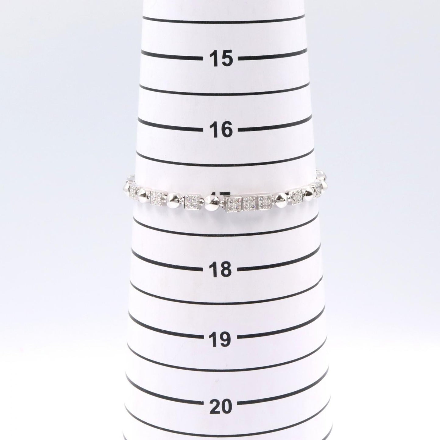 ルチア ダイヤ ブレスレット ブレスレット K18WG ダイヤモンド ホワイトゴールド クリア ブルガリ アクセサリー BVLGARI