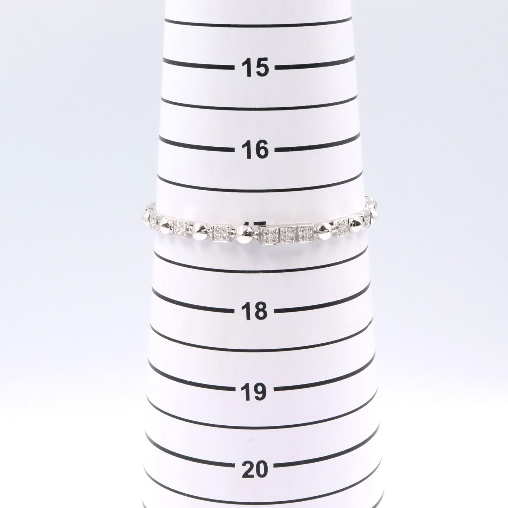 ルチア ダイヤ ブレスレット ブレスレット K18WG ダイヤモンド ホワイトゴールド クリア ブルガリ アクセサリー BVLGARI