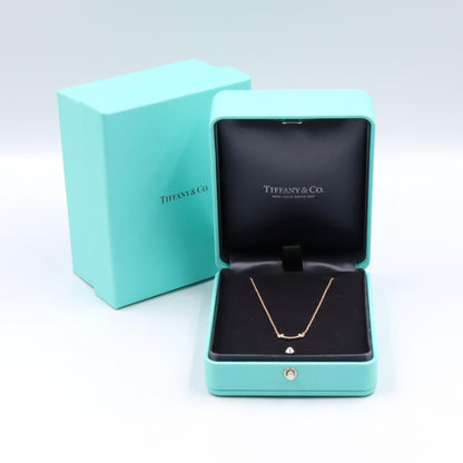 Tスマイル ダイヤ ネックレス ミニ ネックレス K18PG ダイヤモンド ピンクゴールド クリア ティファニー アクセサリー TIFFANY & Co.