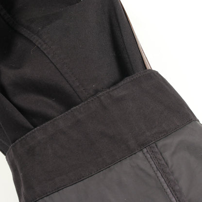 DIOR × Stone Island ジャケット コットン ブラック エルボーパッチ ディオール アウター DIOR