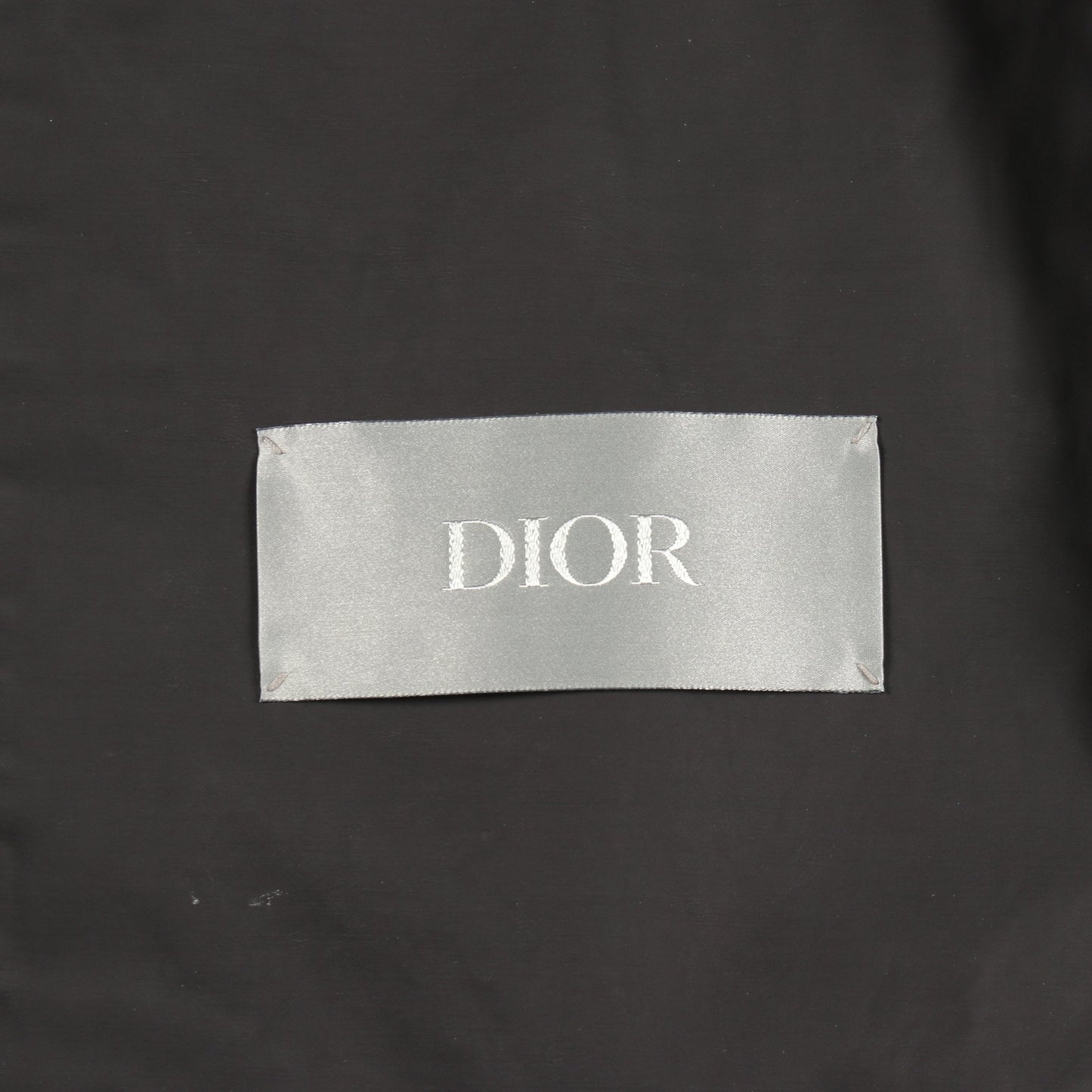 DIOR × Stone Island ジャケット コットン ブラック エルボーパッチ ディオール アウター DIOR