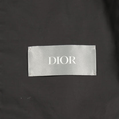 DIOR × Stone Island ジャケット コットン ブラック エルボーパッチ ディオール アウター DIOR
