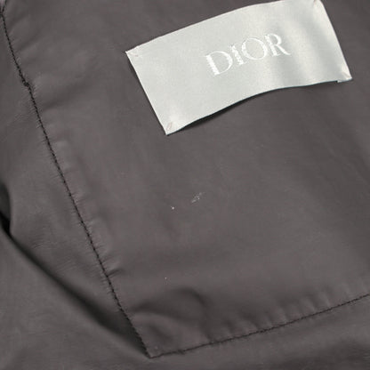 DIOR × Stone Island ジャケット コットン ブラック エルボーパッチ ディオール アウター DIOR