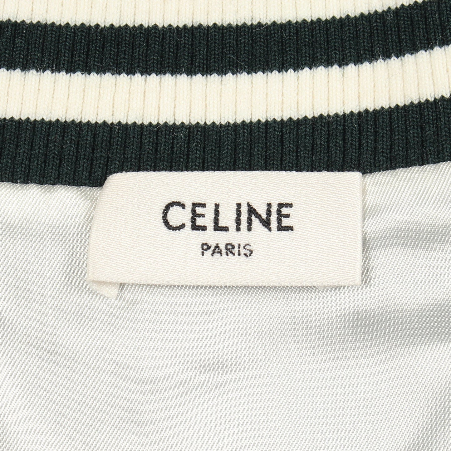 トリオンフ トラックジャケット コットン ダークグリーン セリーヌ アウター CELINE