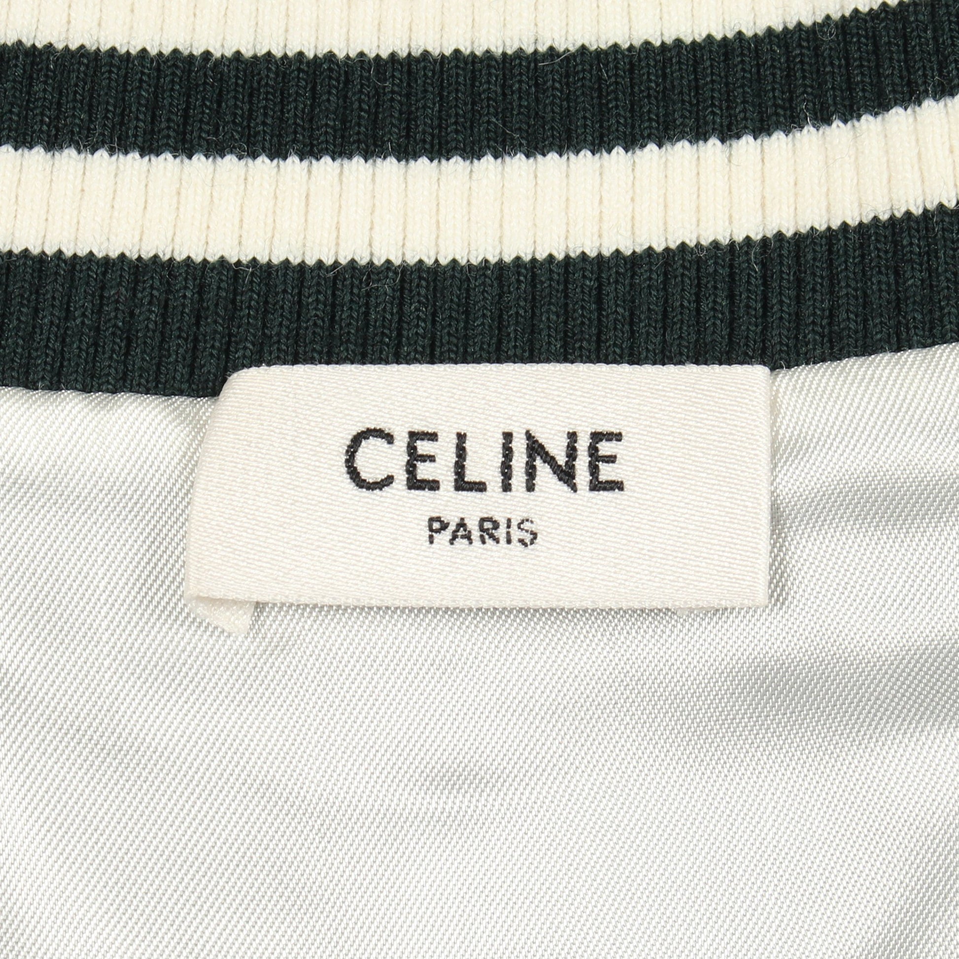 トリオンフ トラックジャケット コットン ダークグリーン セリーヌ アウター CELINE