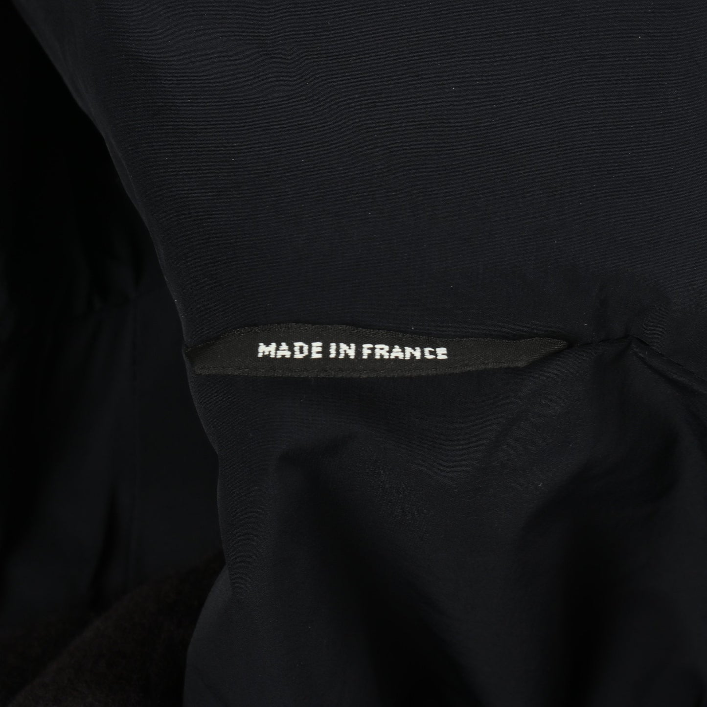 マウンテンパーカー ナイロン ネイビー ブラック フード付き エルメス アウター HERMES