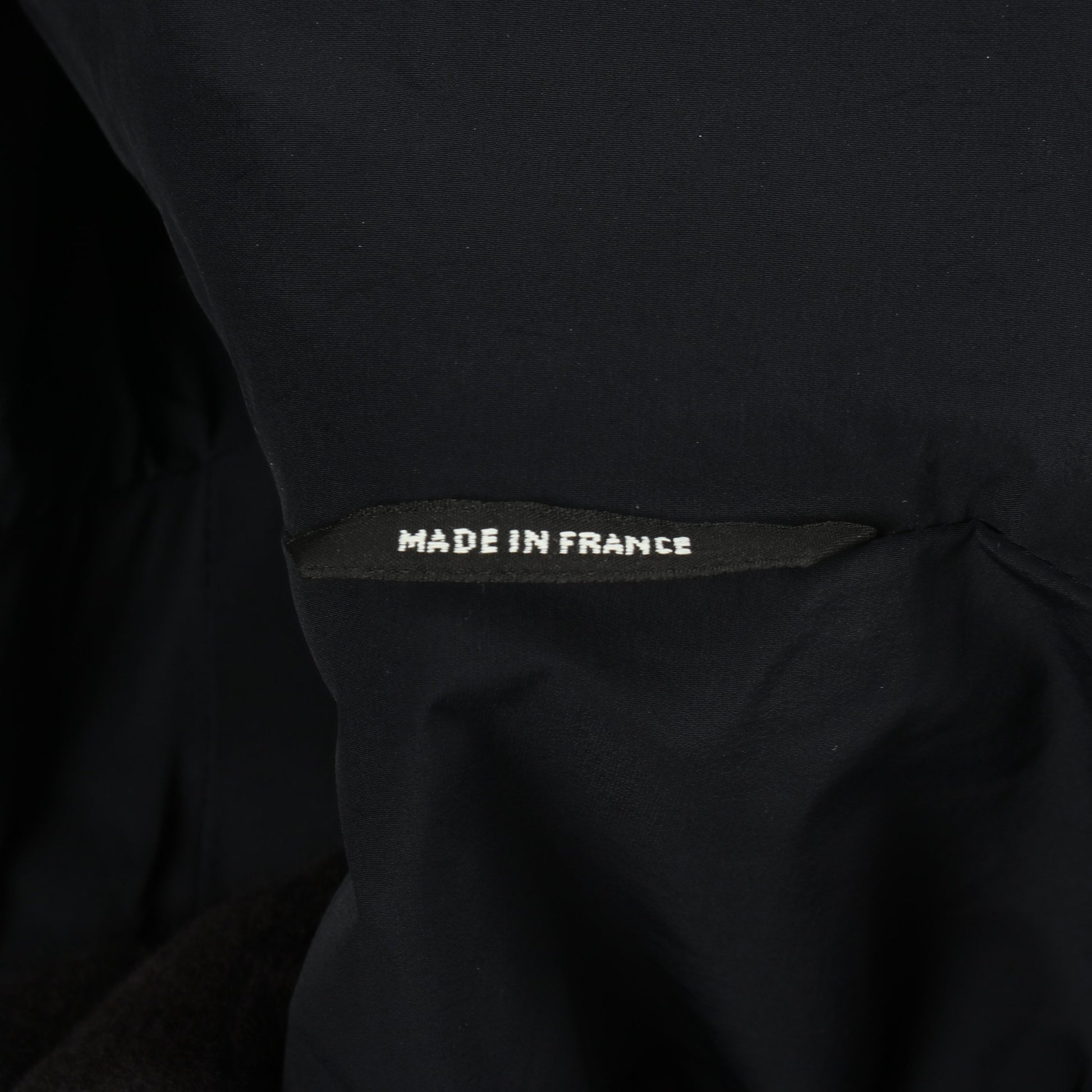 マウンテンパーカー ナイロン ネイビー ブラック フード付き エルメス アウター HERMES