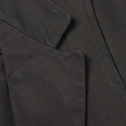 オーバーサイズ テーラードジャケット コットン ブラック レギュレーション ヨウジヤマモト アウター REGULATION Yohji Yamamoto