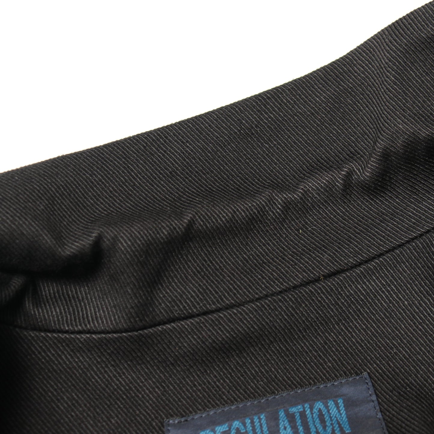 オーバーサイズ テーラードジャケット コットン ブラック レギュレーション ヨウジヤマモト アウター REGULATION Yohji Yamamoto