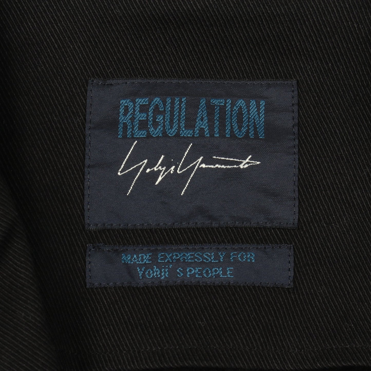 オーバーサイズ テーラードジャケット コットン ブラック レギュレーション ヨウジヤマモト アウター REGULATION Yohji Yamamoto
