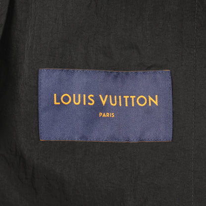 パッチワーク フード付き ナイロンジャケット ナイロン ブラック ブルーグリーン パープル ルイヴィトン アウター LOUIS VUITTON