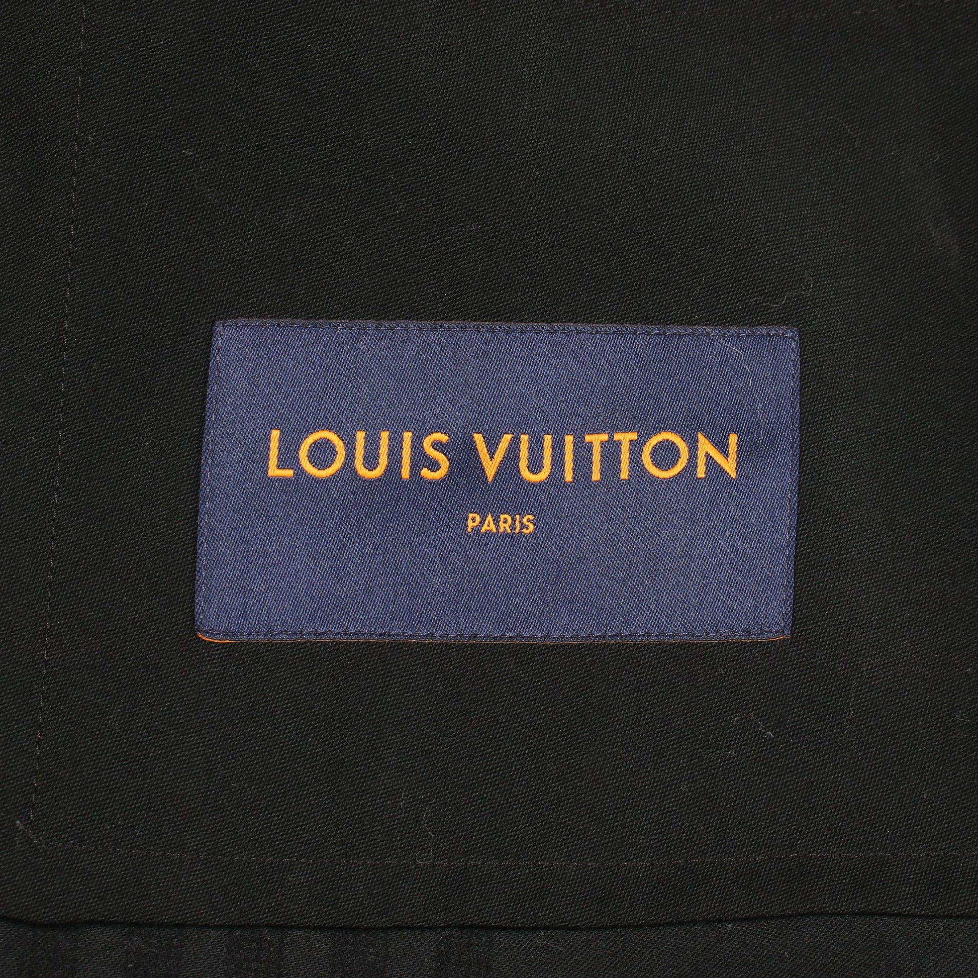 カラコラムシャツジャケット カバーオール ウール ブラック ルイヴィトン アウター LOUIS VUITTON