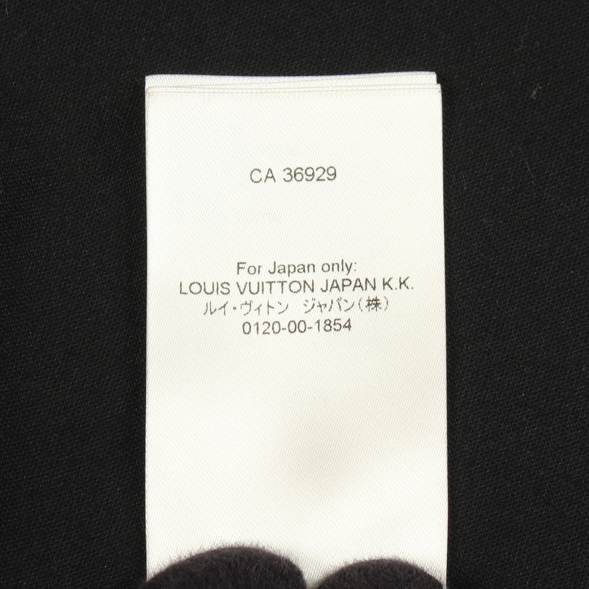 カラコラムシャツジャケット カバーオール ウール ブラック ルイヴィトン アウター LOUIS VUITTON