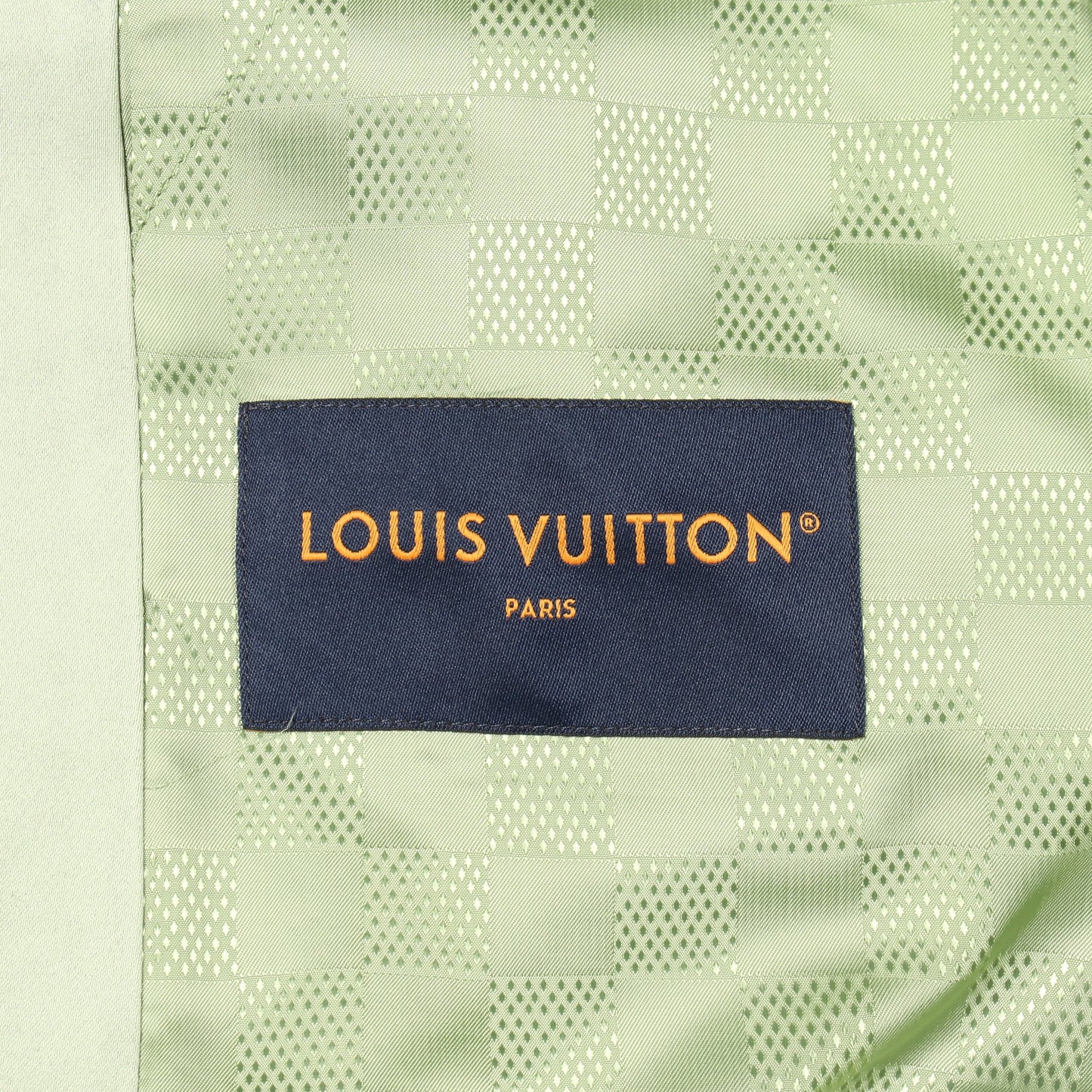 エンブロイダード ブルゾン スカジャン ボンバージャケット スパンコール ライトグリーン オフホワイト ルイヴィトン アウター LOUIS VUITTON
