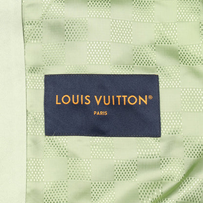 エンブロイダード ブルゾン スカジャン ボンバージャケット スパンコール ライトグリーン オフホワイト ルイヴィトン アウター LOUIS VUITTON