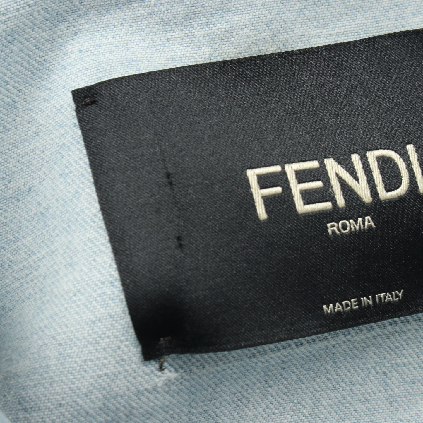 デニムジャケット コットン ライトブルー フェンディ