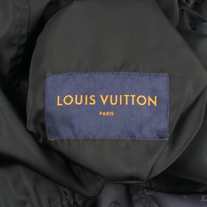 モノグラム ナイロンジャケット ナイロン ダークネイビー ブラック リバーシブル フード付き ルイヴィトン アウター LOUIS VUITTON