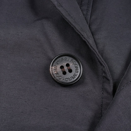 ギャバコート ステンカラーコート コットン ナイロン ダークネイビー コムデギャルソンオム アウター COMME des GARCONS HOMME