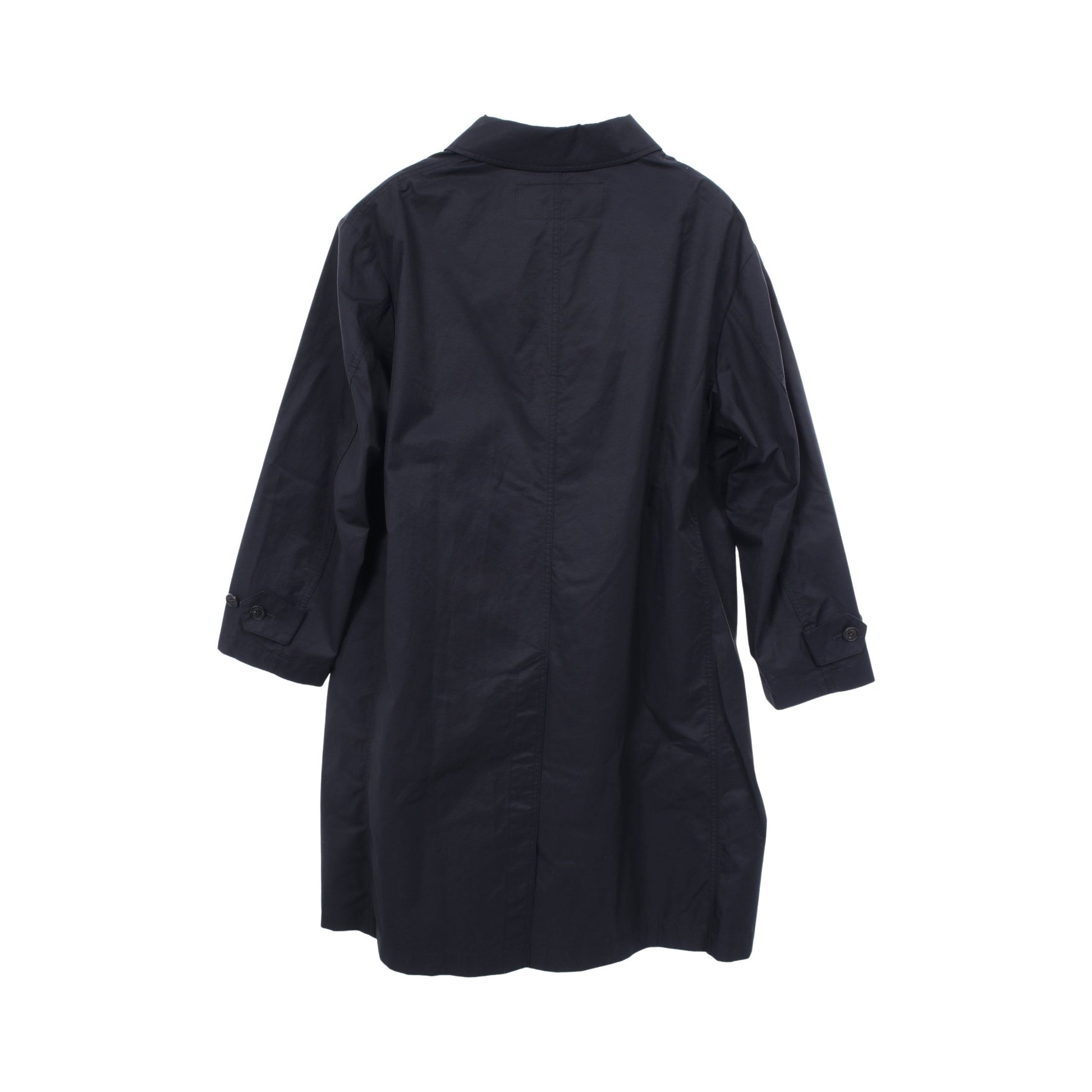 ギャバコート ステンカラーコート コットン ナイロン ダークネイビー コムデギャルソンオム アウター COMME des GARCONS HOMME