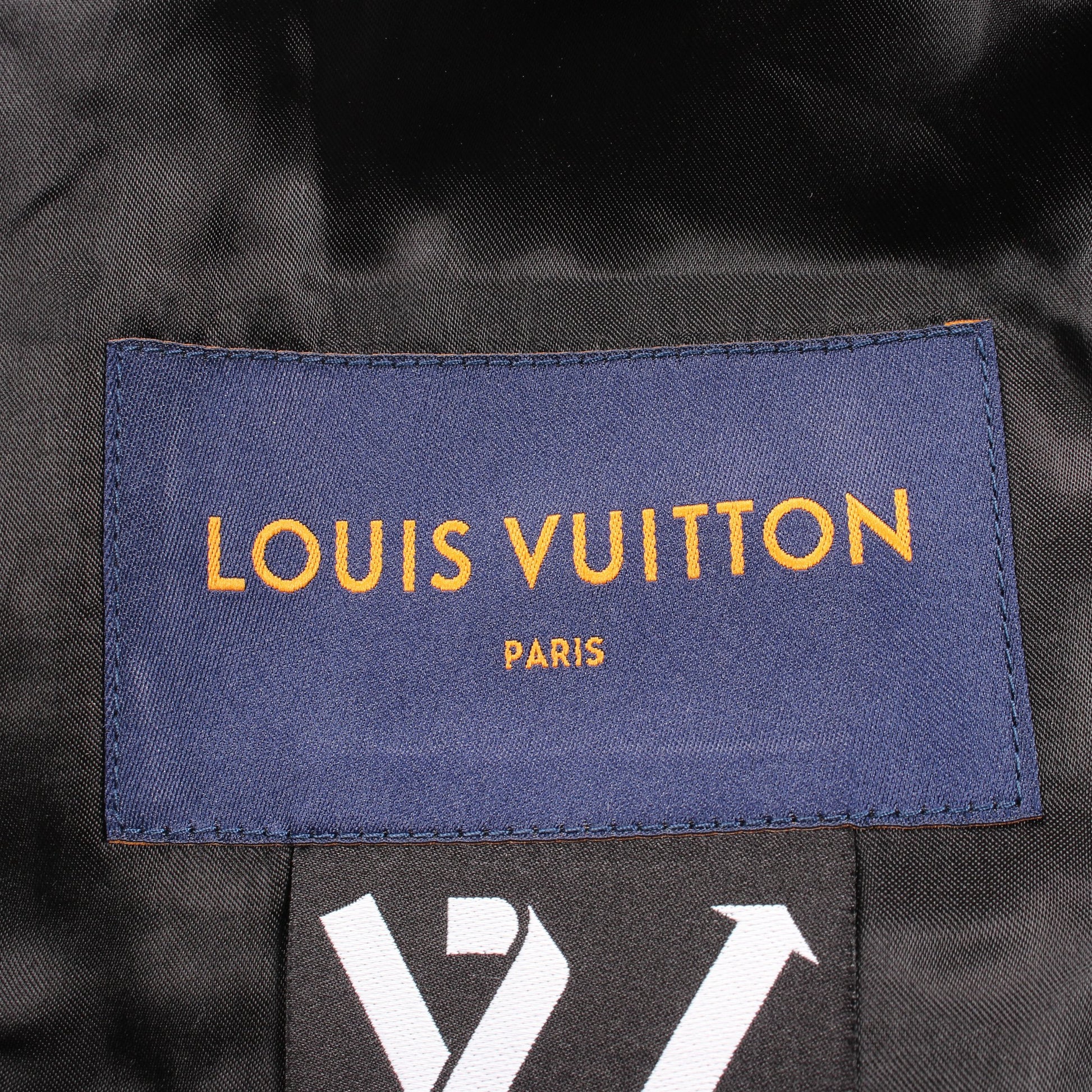 LOUIS VUITTON × NBA バスケットボール ブルゾン ボンバージャケット レザー ウール ブラック ホワイト ルイヴィトン アウター LOUIS VUITTON