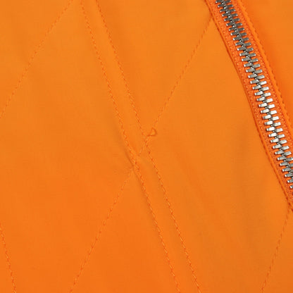 ブルゾン ボンバージャケット ナイロン ネイビー オレンジ リバーシブル エルメス