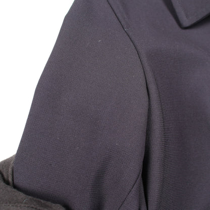 マイクロジップ ジャケット レーヨン ネイビー エルメス