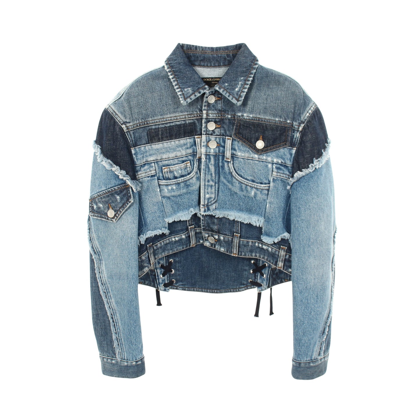 デニムジャケット コットン インディゴブルー ドルチェアンドガッバーナ