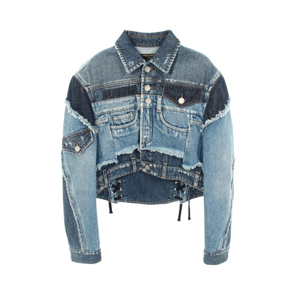 デニムジャケット コットン インディゴブルー ドルチェアンドガッバーナ