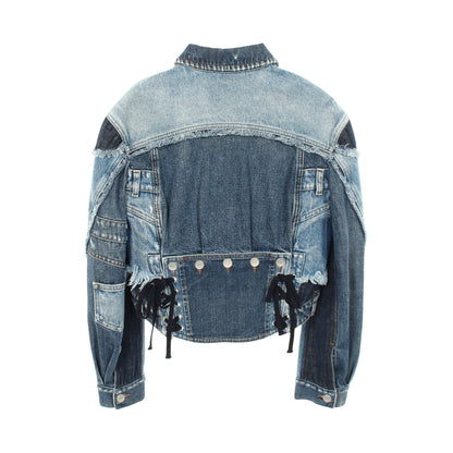 デニムジャケット コットン インディゴブルー ドルチェアンドガッバーナ