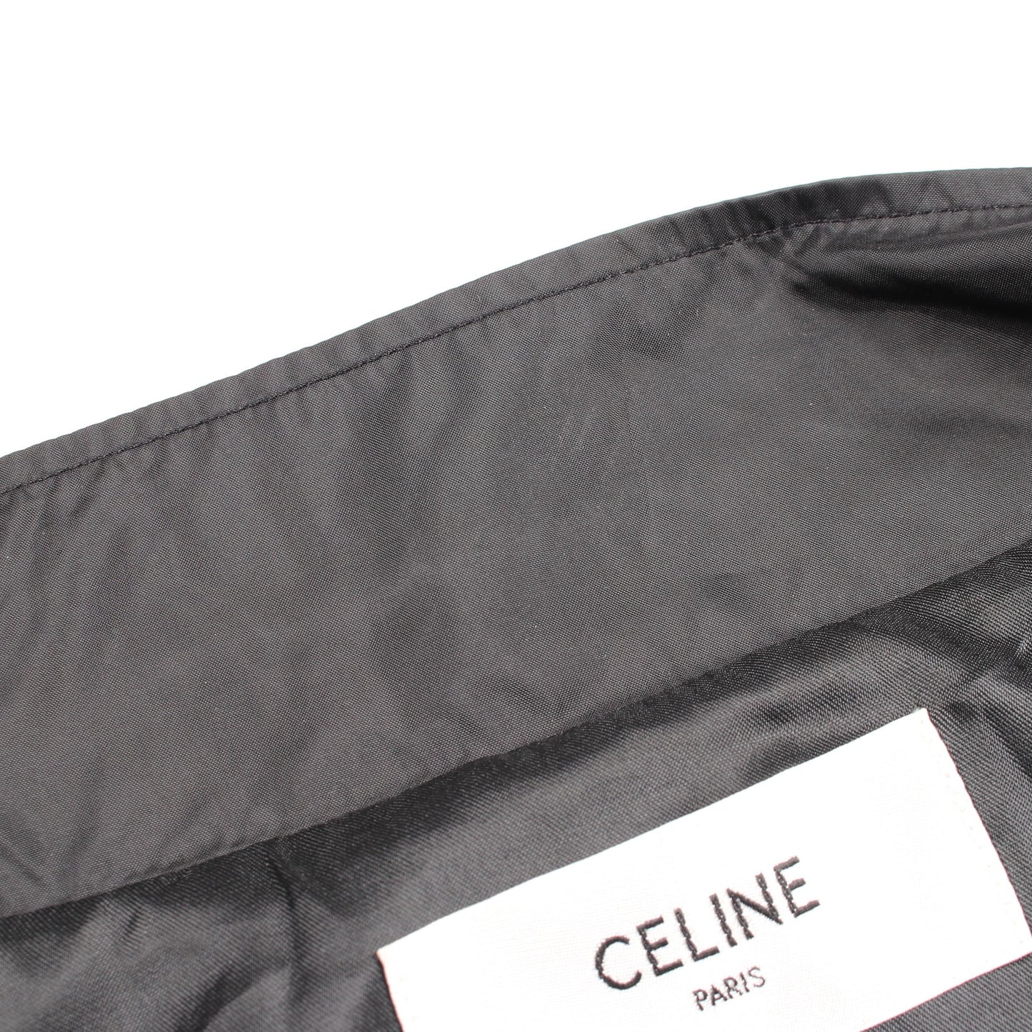 チェッカーフラッグ ブルゾン ジャケット ブラック ホワイト セリーヌ アウター CELINE