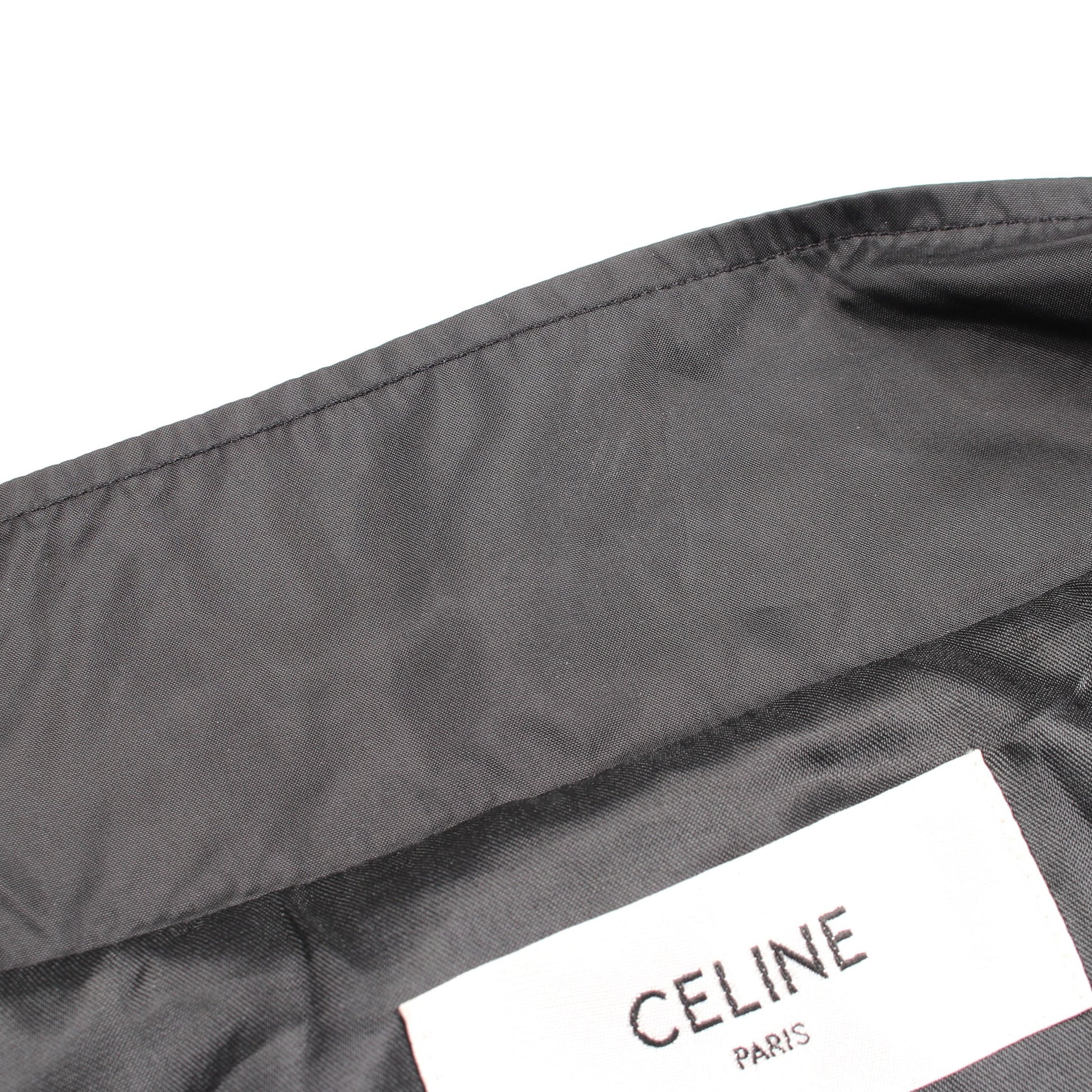 チェッカーフラッグ ブルゾン ジャケット ブラック ホワイト セリーヌ アウター CELINE
