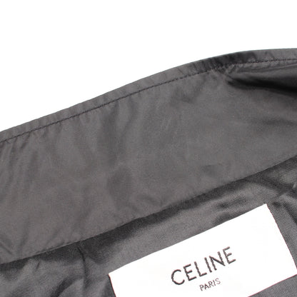 チェッカーフラッグ ブルゾン ジャケット ブラック ホワイト セリーヌ アウター CELINE
