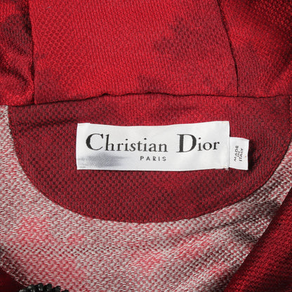 BEE刺繍 アノラックジャケット マウンテンパーカー タイダイ レッド クリスチャンディオール アウター Christian Dior