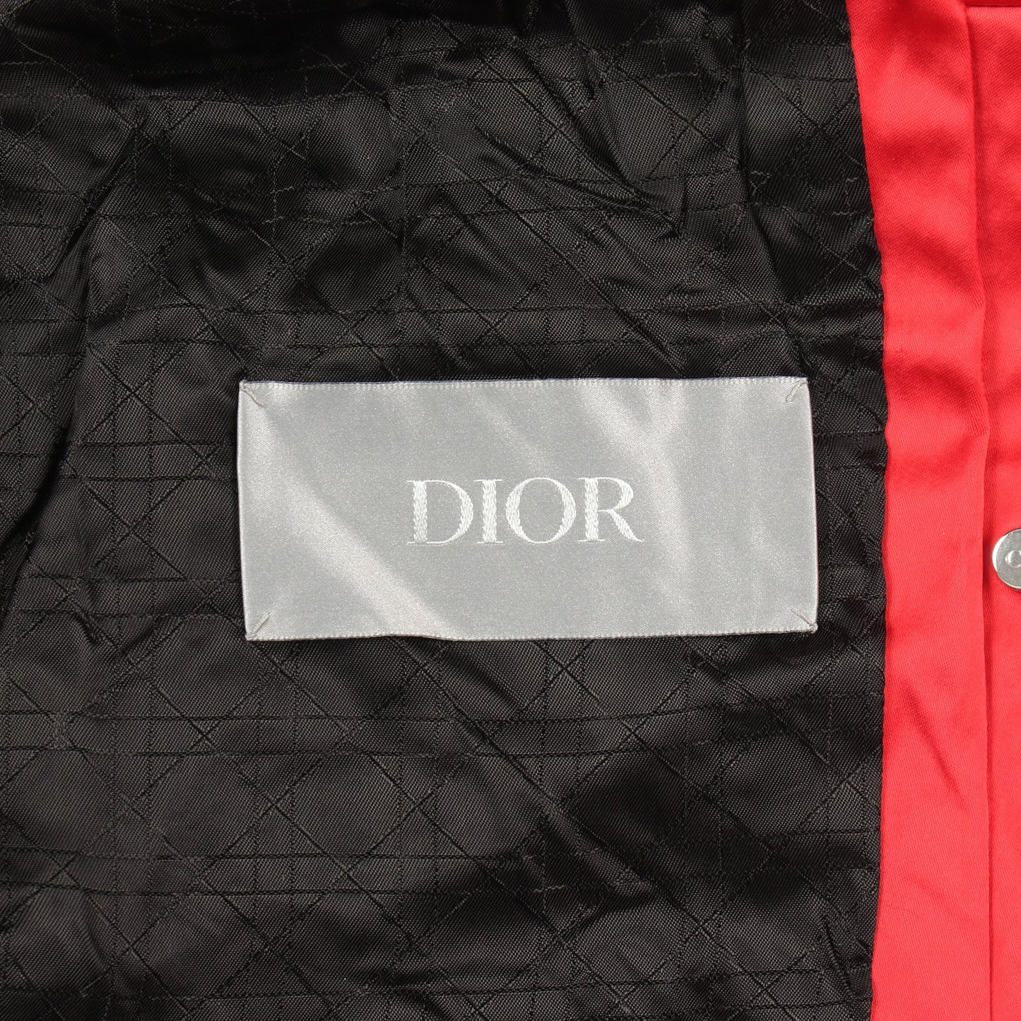 DIOR × Shawn Stussy ボンバージャケット ナイロン レッド 中綿 ディオール アウター DIOR