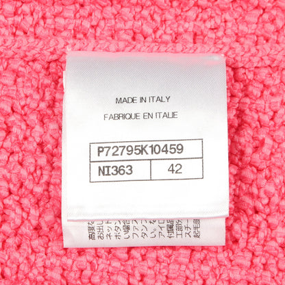 ココマークボタン ニット ベスト コットン ピンク シャネル トップス CHANEL