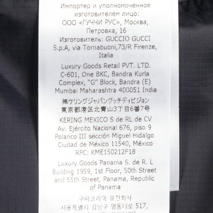 インターロッキングG シェリーライン ジャケット 総柄 ナイロン レッド マルチカラー 中綿 フード付き グッチ アウター GUCCI