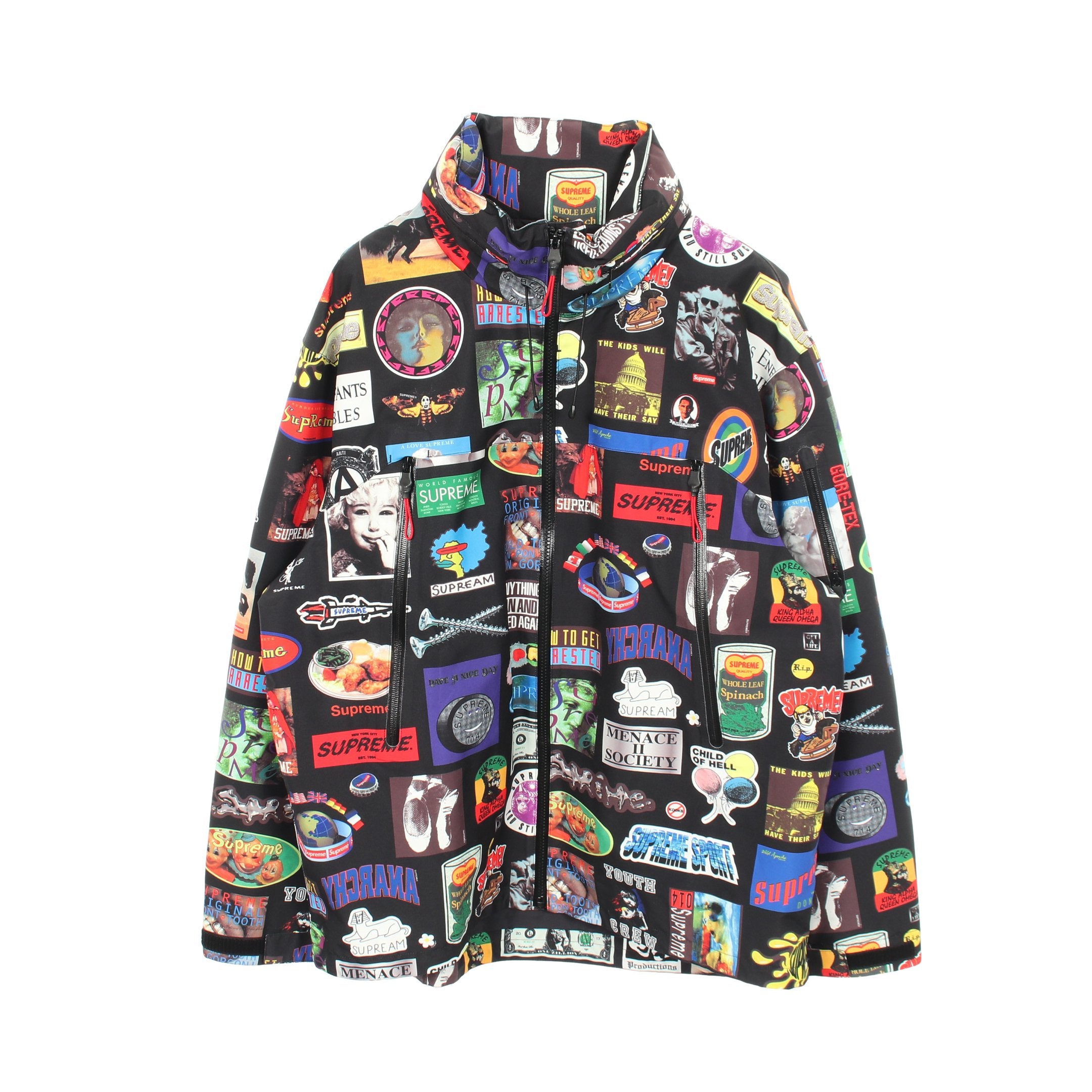 GORE-TEX Stickers Shell Jacket ジャケット ブラック マルチカラー