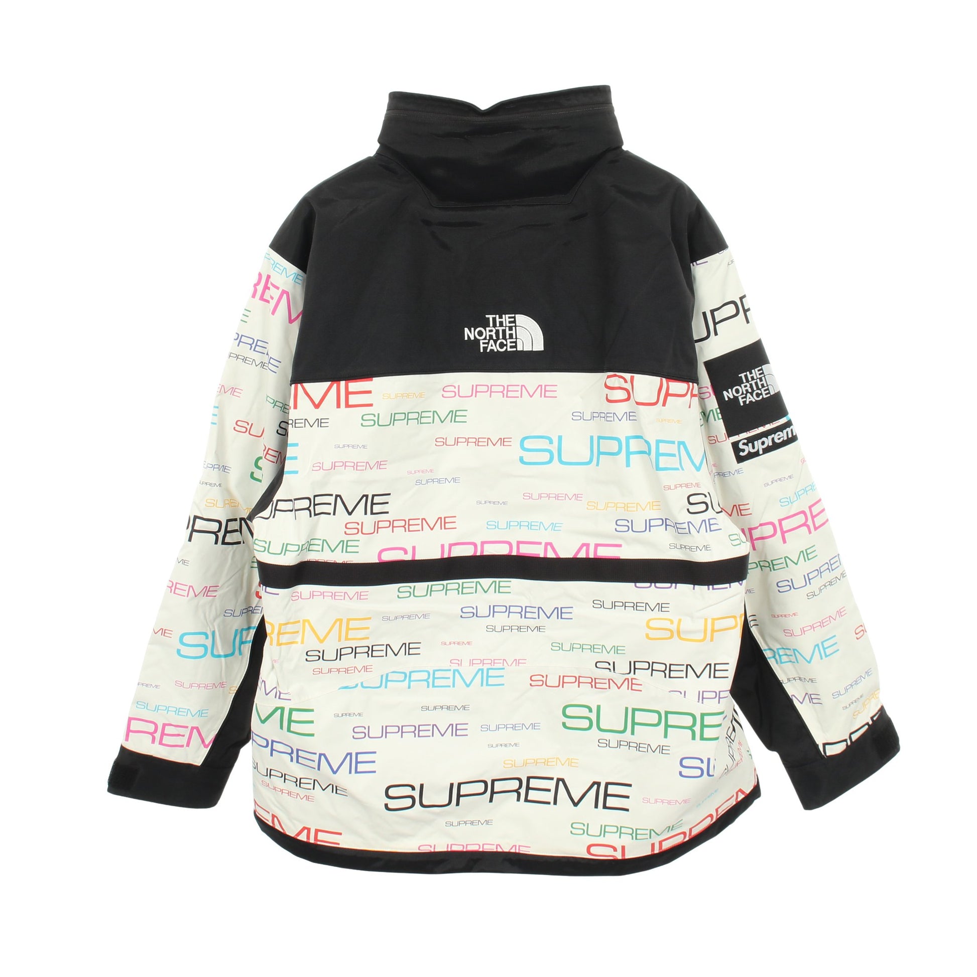 Supreme × THE NORTH FACE 21AW Steep Tech Apogee Jacket マウンテンパーカー ナイロン ホワイト ブラック マルチカラー フード付き シュプリーム アウター Supreme