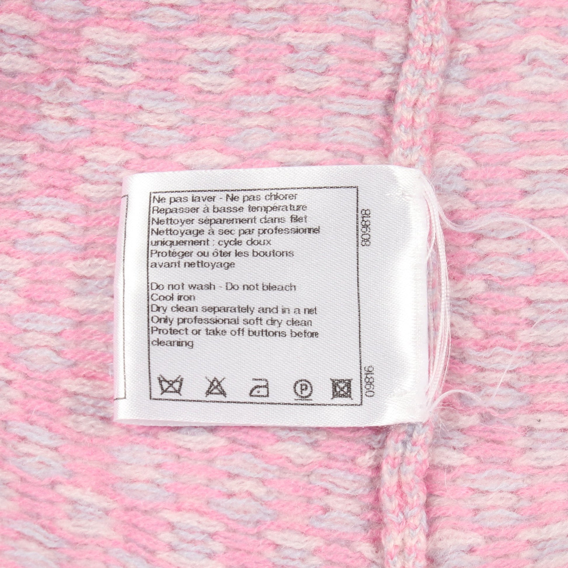 ココマークボタン カーディガン カシミヤ ピンク ライトブルー シャネル トップス CHANEL